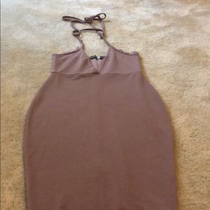 Midi back out dress